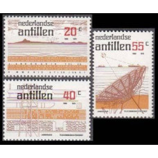 1978 Netherlands Antilles Mi.371-373 Satellite / Satellite Dish 1,50 €