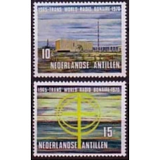 1970 Netherlands Antilles Mi.215-216 Radio 0,60 €