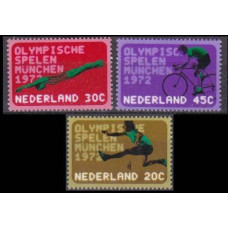 1972 Netherlands Mi.991-993 1972 Olympic Munich 2,00 €