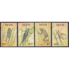 1989 Nevis Mi.514-517 Insects 11,00 €