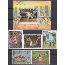 1984 Niger Michel 876-880+881/B41 1984 Olympiad Los Angeles 14.00 €