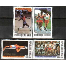 1980 Niger Michel 695-698 1980 Olympiad Moskva 6.00 €