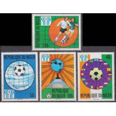 1978 Niger Mi.619-622 1978 World championship on football of Argentina 4,20 €