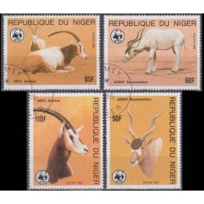 1985 Niger Mi.941-944used Fauna