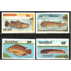 1991 Nigeria Michel 573-79 imperf. / Sea fauna rare