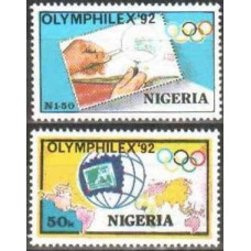 1992 Nigeria Michel 579-582 1992 Olympiad Barselona 2.40 €