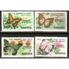 1982 Nigeria Michel 400+403 Butterflies 4.60 €