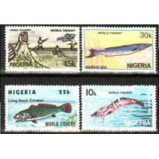 1983 Nigeria Michel 421-424 Sea fauna 3.50 €