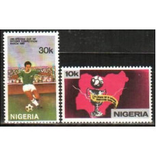 1980 Nigeria Mi.366-367 Football 1.40 €