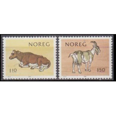1981 Norway Mi.834-835 Fauna 0,80