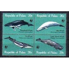 1983 Palau Mi.20-23VB Sea fauna 6.50 €