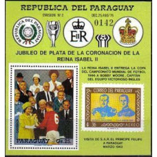 1978 Paraguay Mi.3050/B321 1978 World championship on football of Argentina 30,00 €