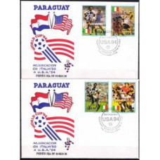 1994 Paraguay 2 cover 1994 World championship on football of USA €