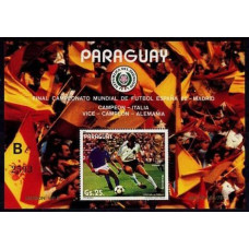 1982 Paraguay Mi.3563/B378 (B) 1982 World championship on football of Spain 17,00 €