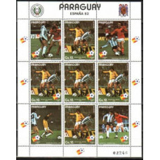 1982 Paraguay Mi.3490KL 1982 World championship on football of Spanien 15,00 €
