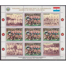 1986 Paraguay Mi.3983KL 1986 World championship on football of Mexico 20,00 €