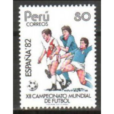 1982 Peru Mi.1231 1982 World championship on football of Spanien 0.90