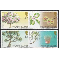 1983 Pitcairn Islands Mi.234-237 Flowers 3,40 €