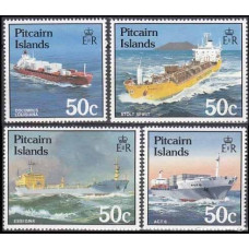 1987 Pitcairn Islands Mi.289-292 Ships 7,00 €