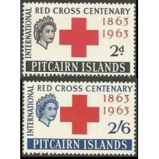 1963 Pitcairn Islands Mi.37-38 Red Cross / Elizabet II 15,00 €