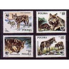 1985 Poland Mi.2975-2978 WWF / Fauna 2.20 €