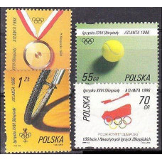 1996 Poland Mi.3605-3608 1996 Olympiad Atlanta 3,50 €