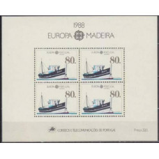 1988 Portugal - Madeira Mi.118/B9 Ships 15,00