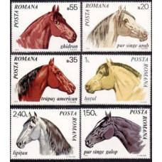 1970 Rumania Mi.2888-2893 Horses 7.00 €