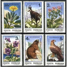 1985 Rumania Mi.4172-4177 Fauna and flora 5.50 €