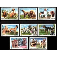 1990 Rumania Mi.4603-4610 Dogs 6,60 €