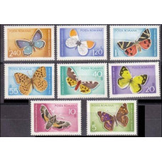 1969 Rumania Mi.2771-2778 Butterflies 4,50 €