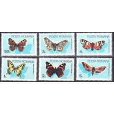 1985 Rumania Mi.4159-4164 Butterflies 4,80 €