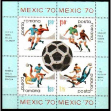 1970 Rumania Michel 2846-2849/B75 1970 World championship on football of Mexico 5.00 €