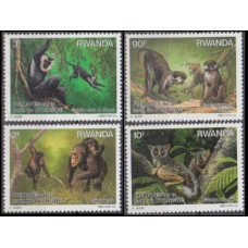 1988 Rwanda Mi.1389-1392 Fauna 8,00 €