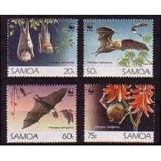 1993 Samoa Mi.754-757 WWF / Fauna 10.00 €