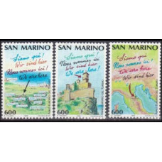 1990 San Marino Mi.1435-1437 Landscape 2,00 €
