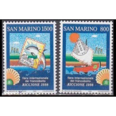 1998 San Marino Mi.1784-1785 Sea fauna 2,20