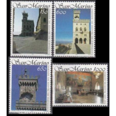 1994 San Marino Mi.1582-1585 Architecture 2,50