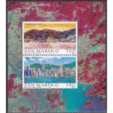 1997 San Marino Mi.1698-1699/B22 Architecture 1,50