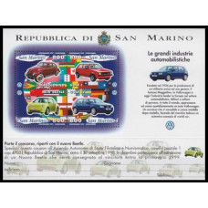 1997 San Marino Mi.1749-1752/B23 Automobiles 3,20