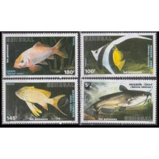 1988 Senegal Mi.960-963 Sea fauna 9,00