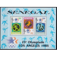 1984 Senegal Mi.820-822/B46 1984 Olympic in Los Angeles 6,00 €
