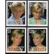 2007 Solomon Islands British Mi.1356-1359 Diana 7,50 €