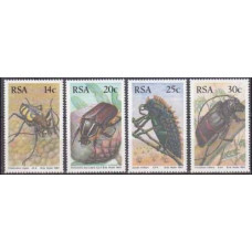 1987 South Africa (RSA) Mi.701-704 Insects 5,00 €