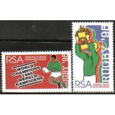 1995 South Africa (RSA) Mi.960-961 Rugby 1,40 €