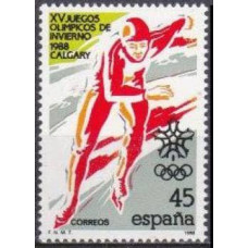 1988 Spain Mi.2813 1988 Olympiad Calgary 0,60 €