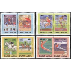 1984 St Lucia Mi.664-671Paar 1984 Olympiad Los Angeles 5,00 €