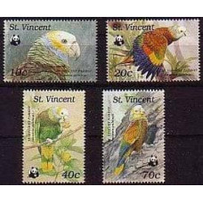 1989 St Vincent Mi.1222-1225 WWF 4,50 €
