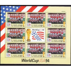 1994 St Vincent & Grenadines Michel 2827KL(Norway) 1994 World championship on football of USA €