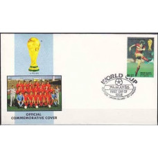 1986 Union Isand-Grenadines (St V) cover 1986 World championship on football of Mexico €